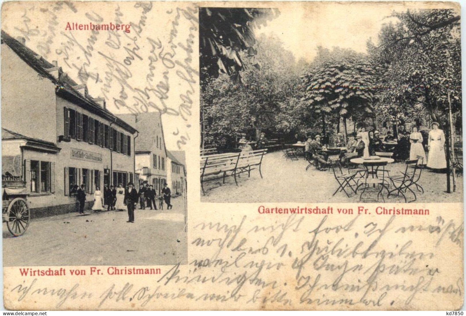Altenbamberg - Wirtschaft Von Fr. Christmann - Bad Kreuznach