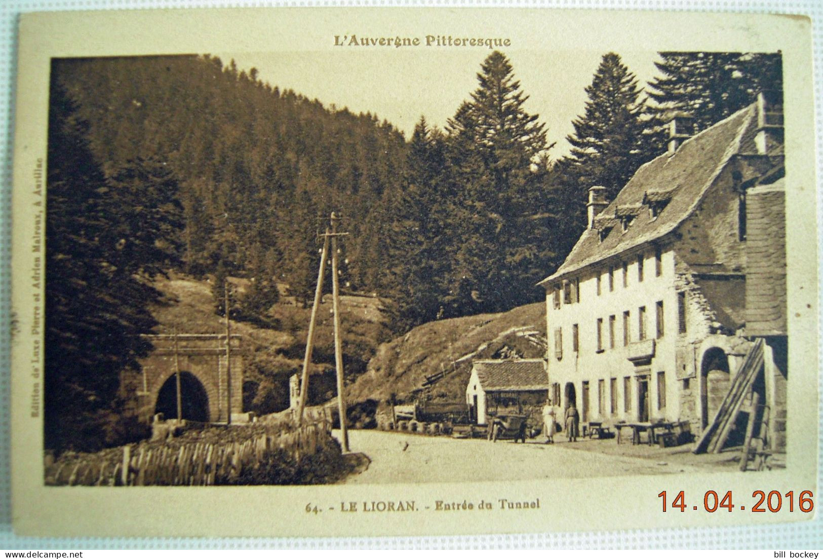 CPA Circa 1920 - Tunnel Routier LE LIORAN - Parc Des Volcans Du Cantal - Ski - Aurillac Bel état - Autres & Non Classés