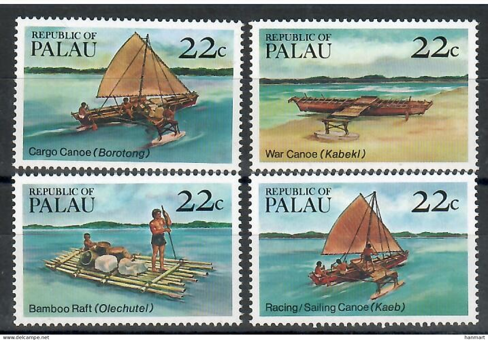 Palau 1985 Mi 70-73 MNH  (ZS7 PAL70-73) - Otros