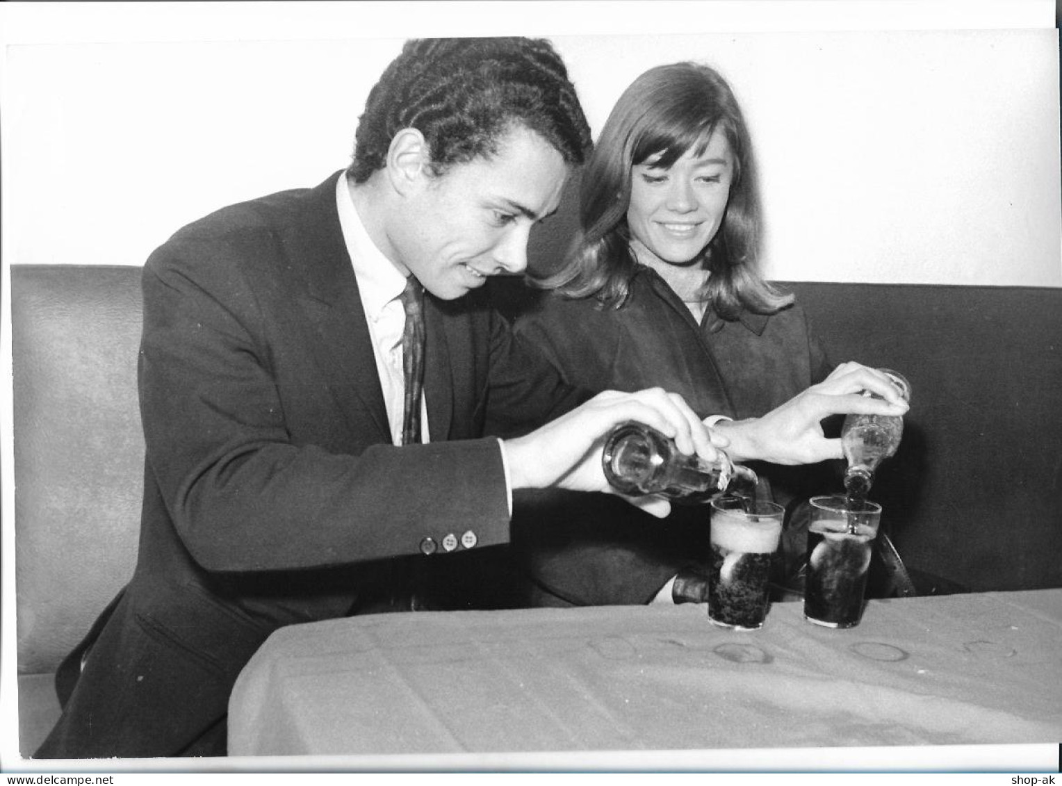C6316/ Francoise Hardy + Jean Marie Perier Pressefoto Foto 29 X 20  Cm 1964 - Altri & Non Classificati