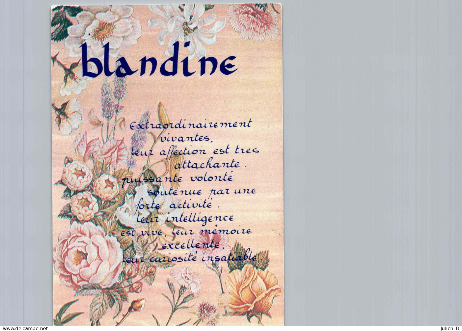 Blandine, Edition ICDF - Nombres