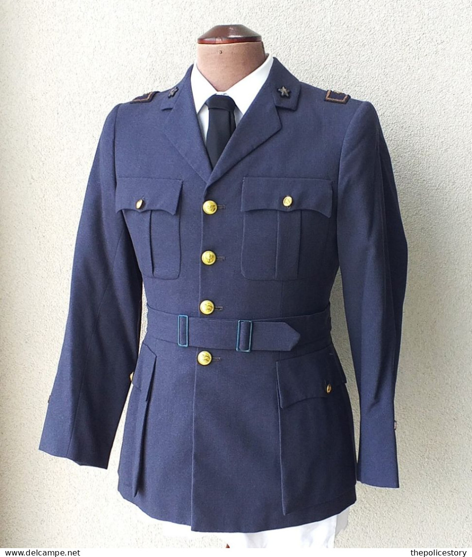Giacca Pantaloni Camicia Cravatta Ufficiale Aeronautica Militare Anni '60 - Uniformen