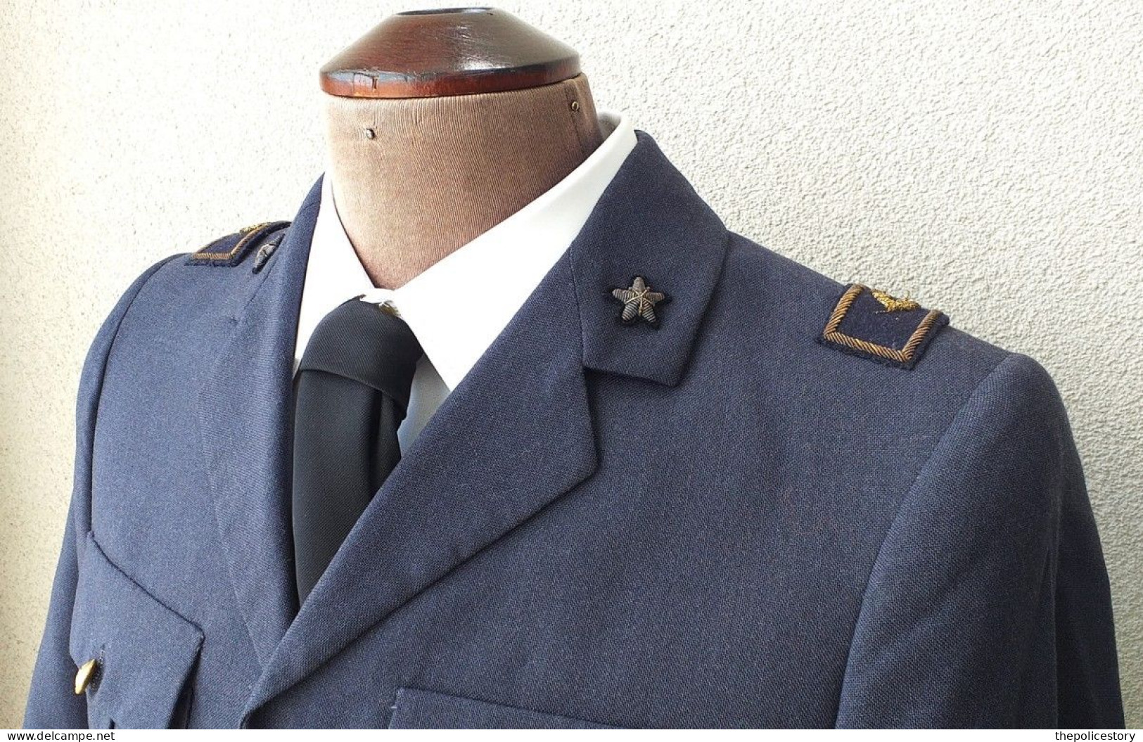 Giacca Pantaloni Camicia Cravatta Ufficiale Aeronautica Militare Anni '60 - Uniform