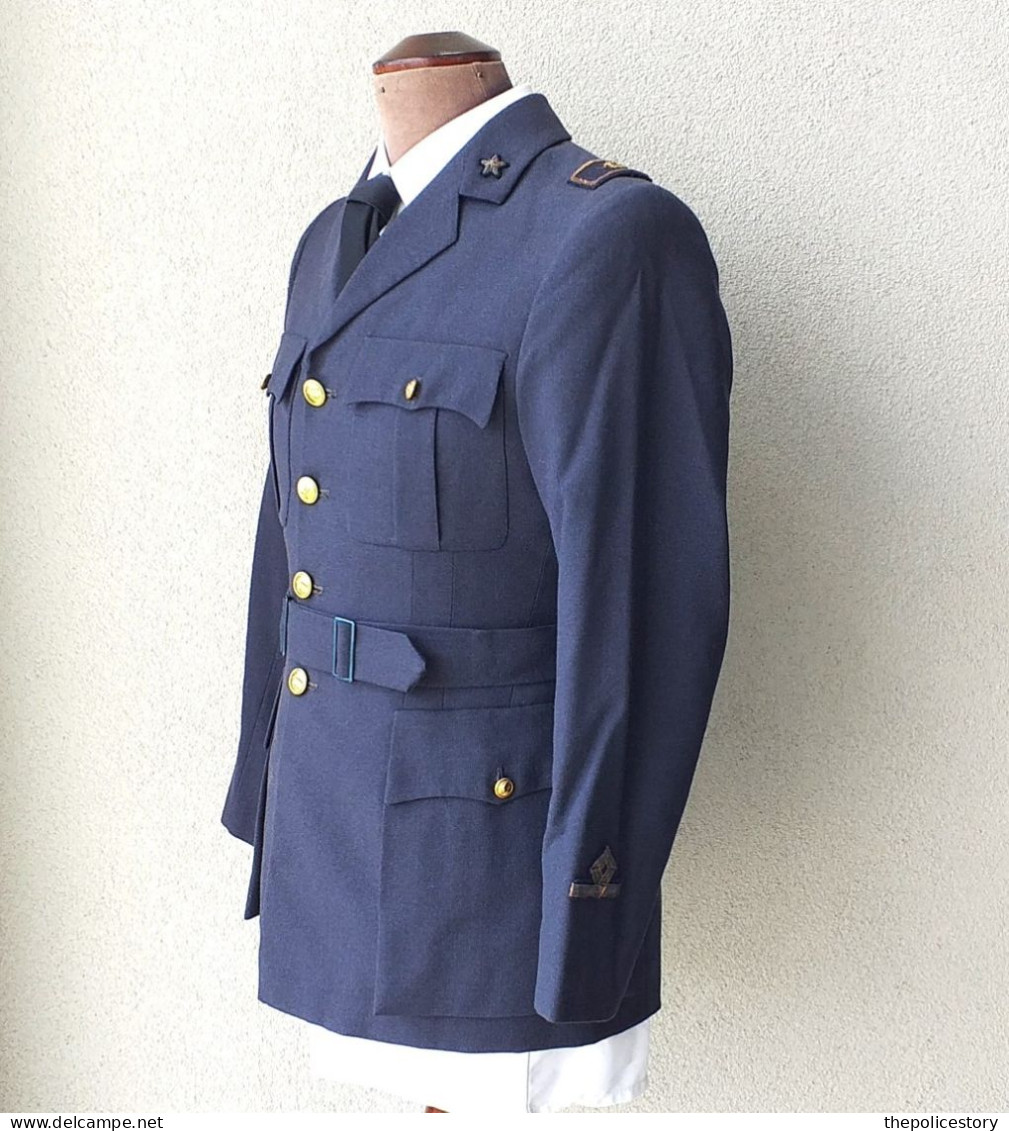 Giacca Pantaloni Camicia Cravatta Ufficiale Aeronautica Militare Anni '60 - Uniformen