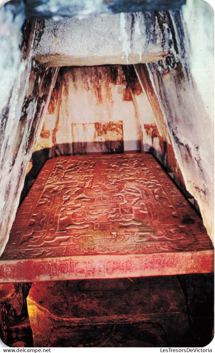 MEXIQUE - Zona Arqueologica De Palenque - The Tomb Inside The Temple Of The Inscriptions - Palenque - Carte Postale - Mexico