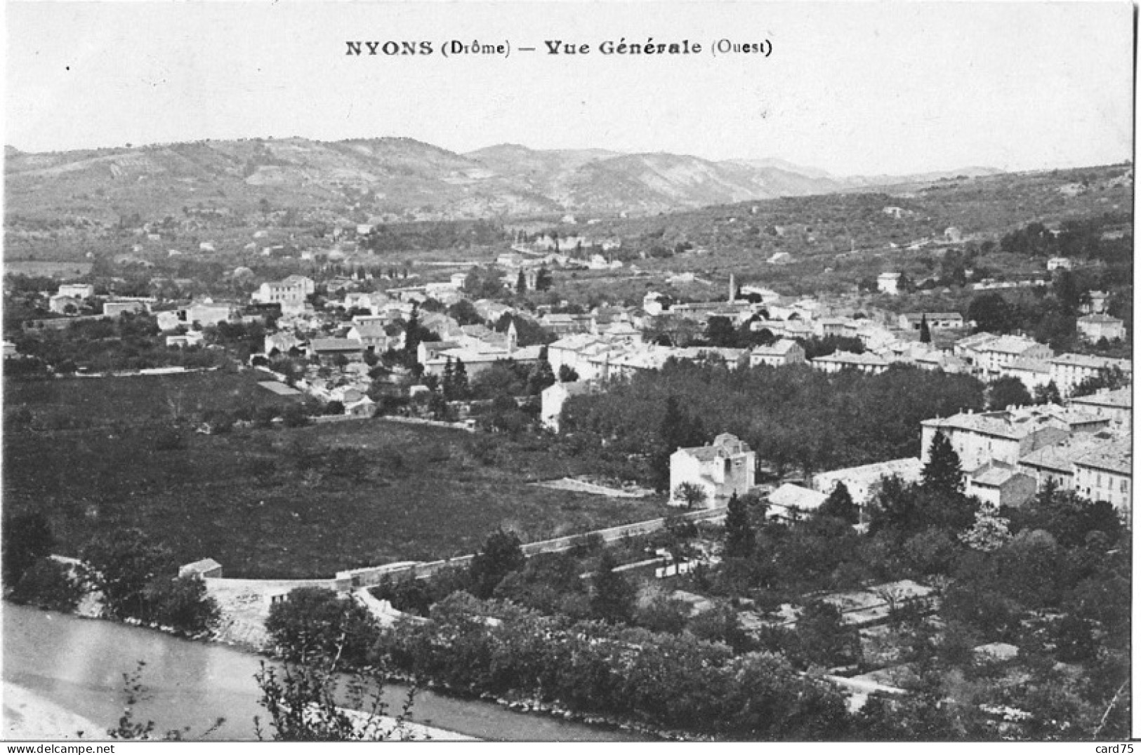 Nouveau Nyons (drome) - Vue Générale (ouest) - Nyons