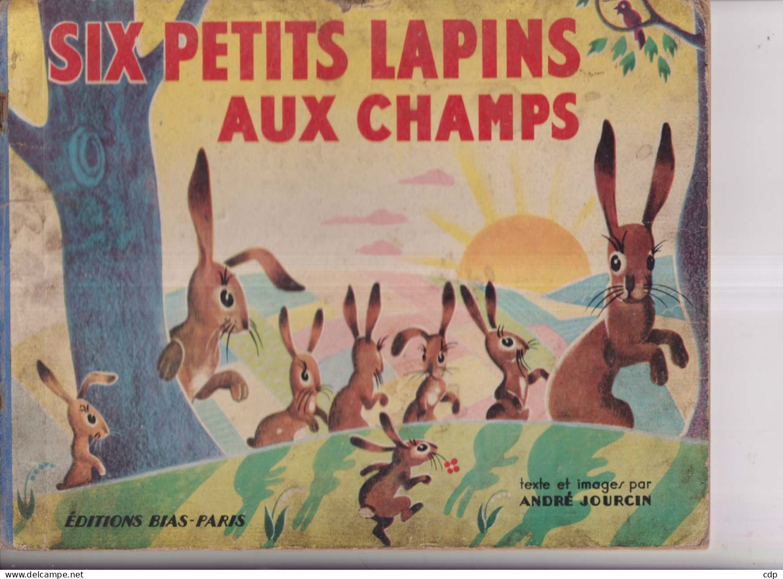 Livre Our Enfant "six Petits Lapins Aux Champs"   1947 - Other & Unclassified