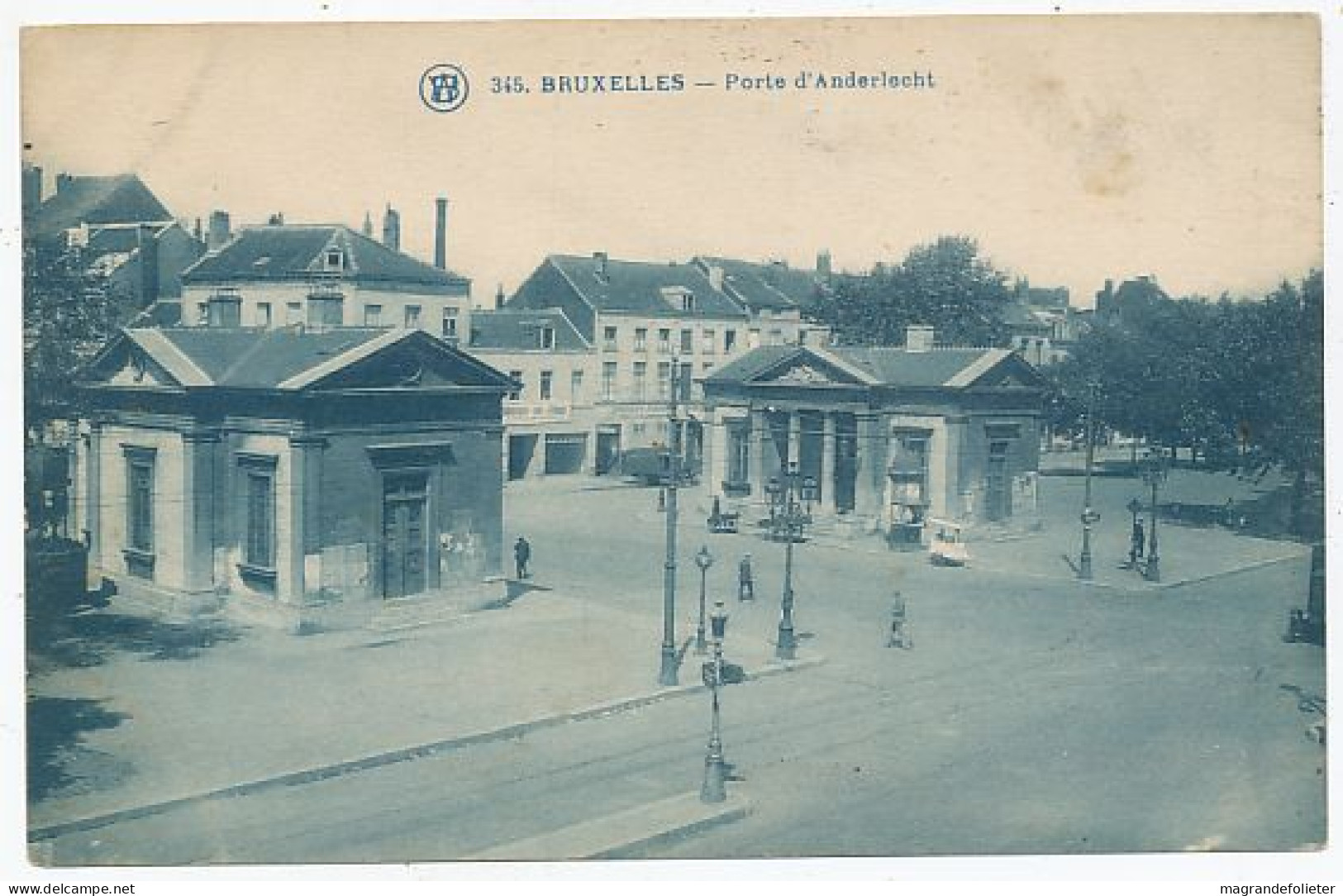 CPA CARTE POSTALE BELGIQUE BRUXELLES-ANDERLECHT LA PORTE D' ANDERLECHT - Anderlecht