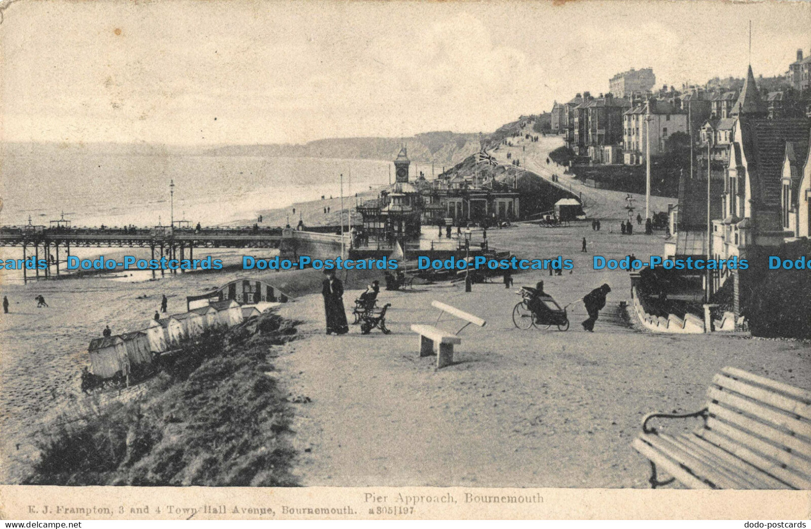 R042251 Pier Approach. Bournemouth. W. J. Frampton. 1905 - World