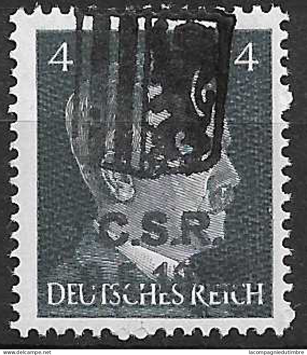 Allemagne/Tchécoslovaquie émission Locale 1945 Neuf ** MNH. TB Et Signé Dub. - Ungebraucht