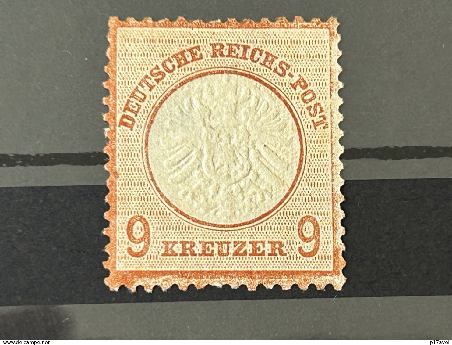 DR Gr. Brustschild Mi - Nr. 27 Ungebraucht/Falz + Original Gummierung . - Unused Stamps