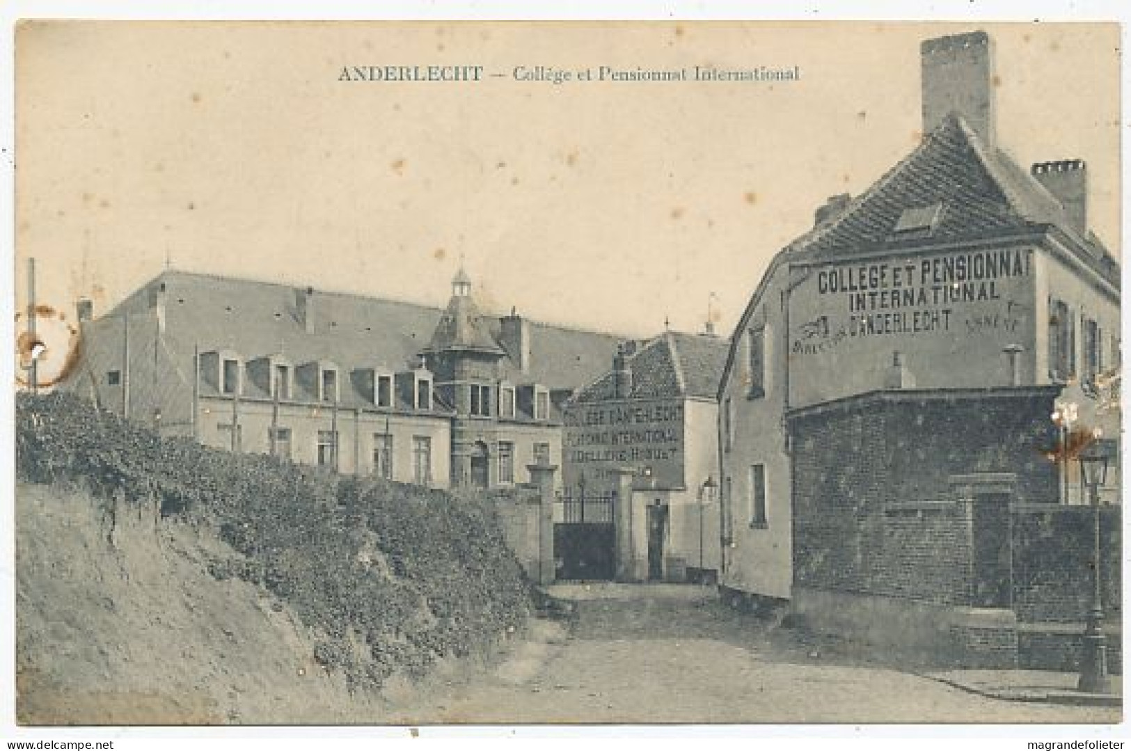 CPA CARTE POSTALE BELGIQUE BRUXELLES-ANDERLECHT COLLEGE ET PENSIONNAT INTERNATIONAL - Anderlecht