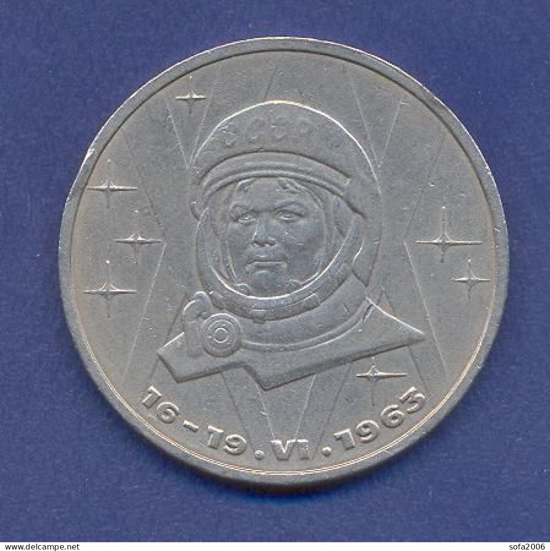 Soviet Union(USSR). RUSSIA 1 Rouble, Ruble.1983. Tereshkova. - Russia