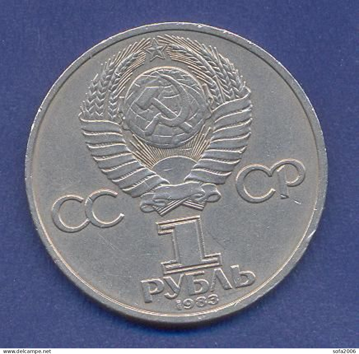 Soviet Union(USSR). RUSSIA 1 Rouble, Ruble.1983. Tereshkova. - Russland