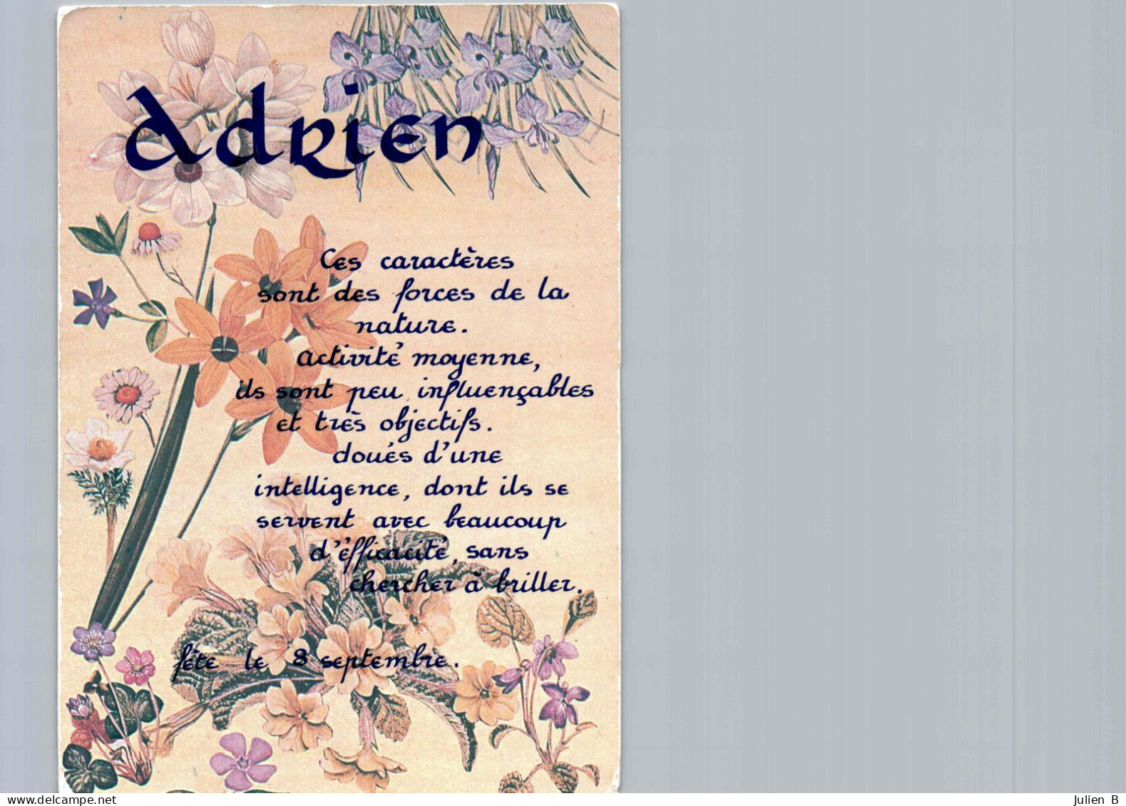 Adrien, Edition ICDF - Firstnames