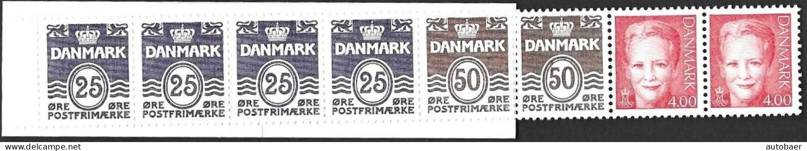 Denmark Danmark 2000 Queen Margrethe Michel No. MH 60 Carnet Booklet Mint MNH Neuf Postfrisch ** - Markenheftchen
