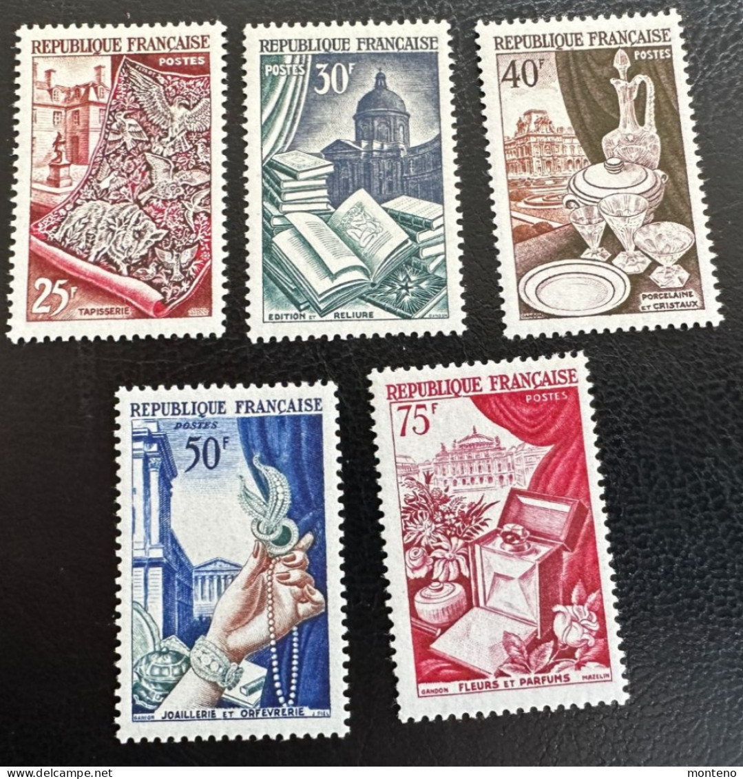 France 1954  Y Et T  970/4   ** Neuf Sans Charnière - Unused Stamps