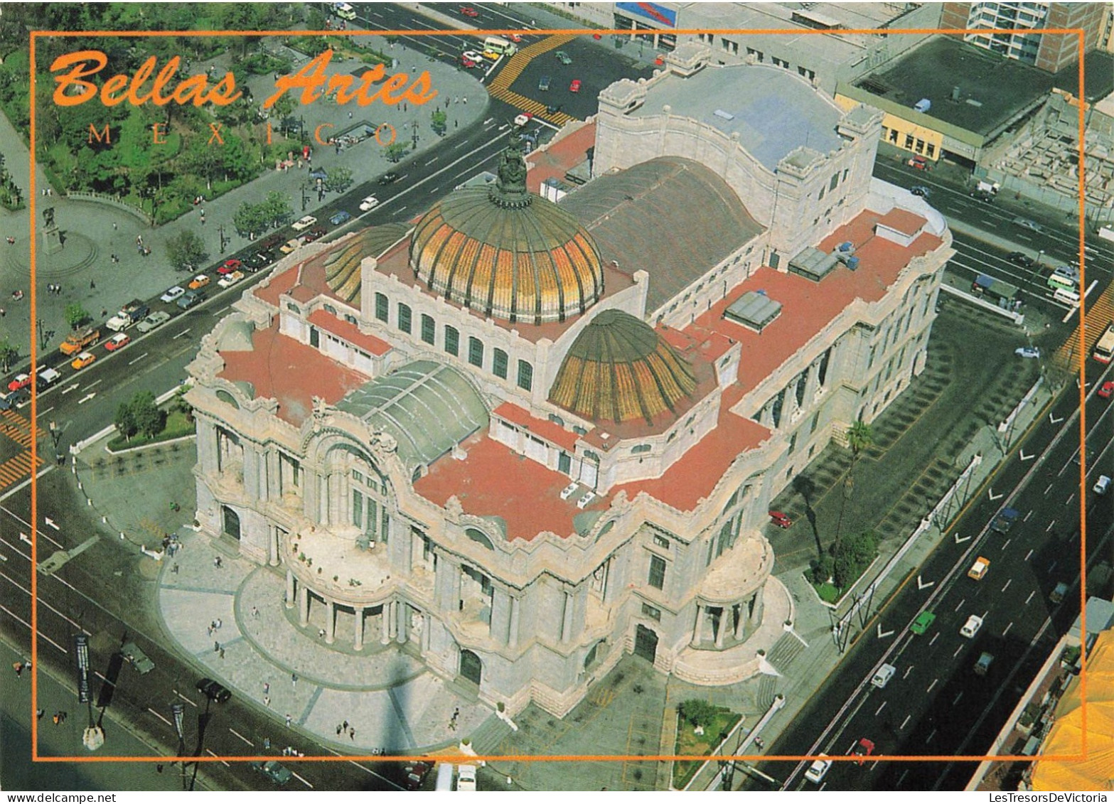 MEXIQUE - Vista Aerea Del Palacio De Bellas Artes Air View Of The Palace Of Fine Arts - Mexico DF - Carte Postale - Mexique