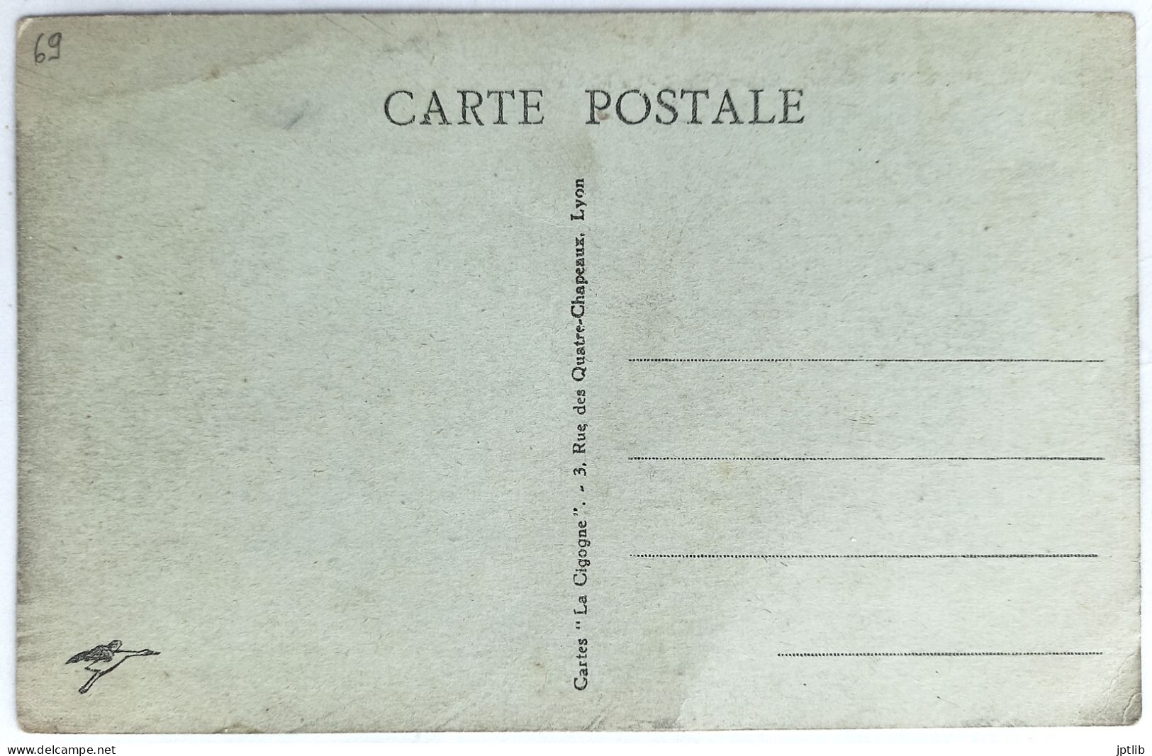 CPA Carte Postale / 69 Rhône, Villeurbanne / La Cigogne - 224 / Cours Tolstoï - La Mairie. - Villeurbanne