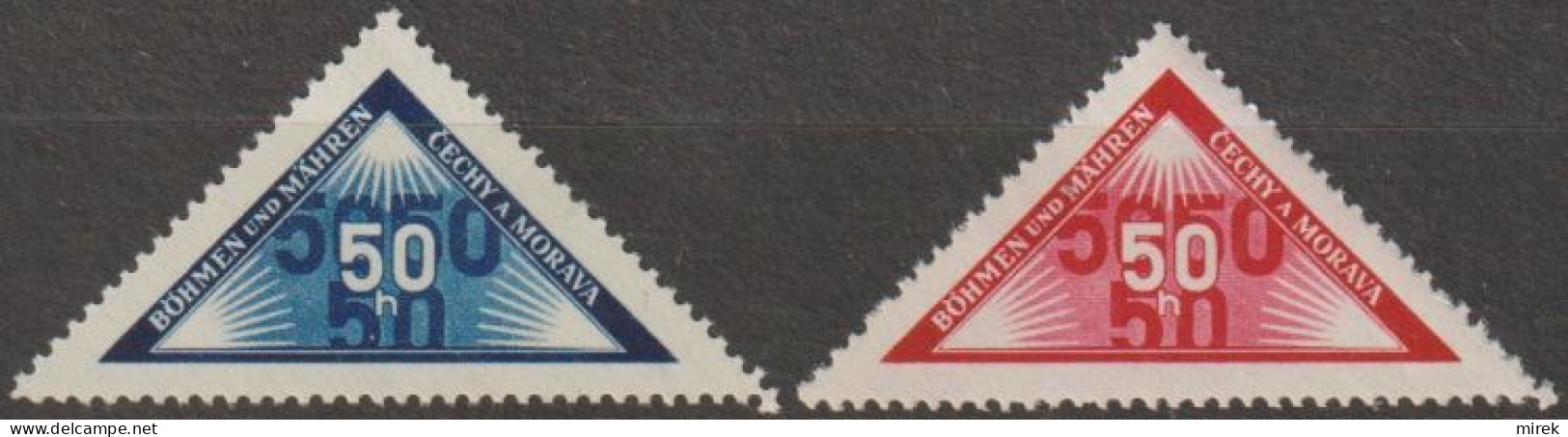 01/ Pof. DR 1-2 - Unused Stamps