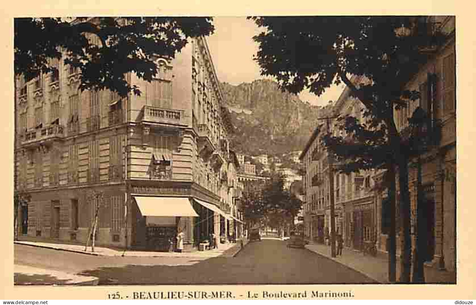 06 - Beaulieu Sur Mer - Le Boulevard Marinoni - Animée - Automobiles - CPA - Voir Scans Recto-Verso - Beaulieu-sur-Mer