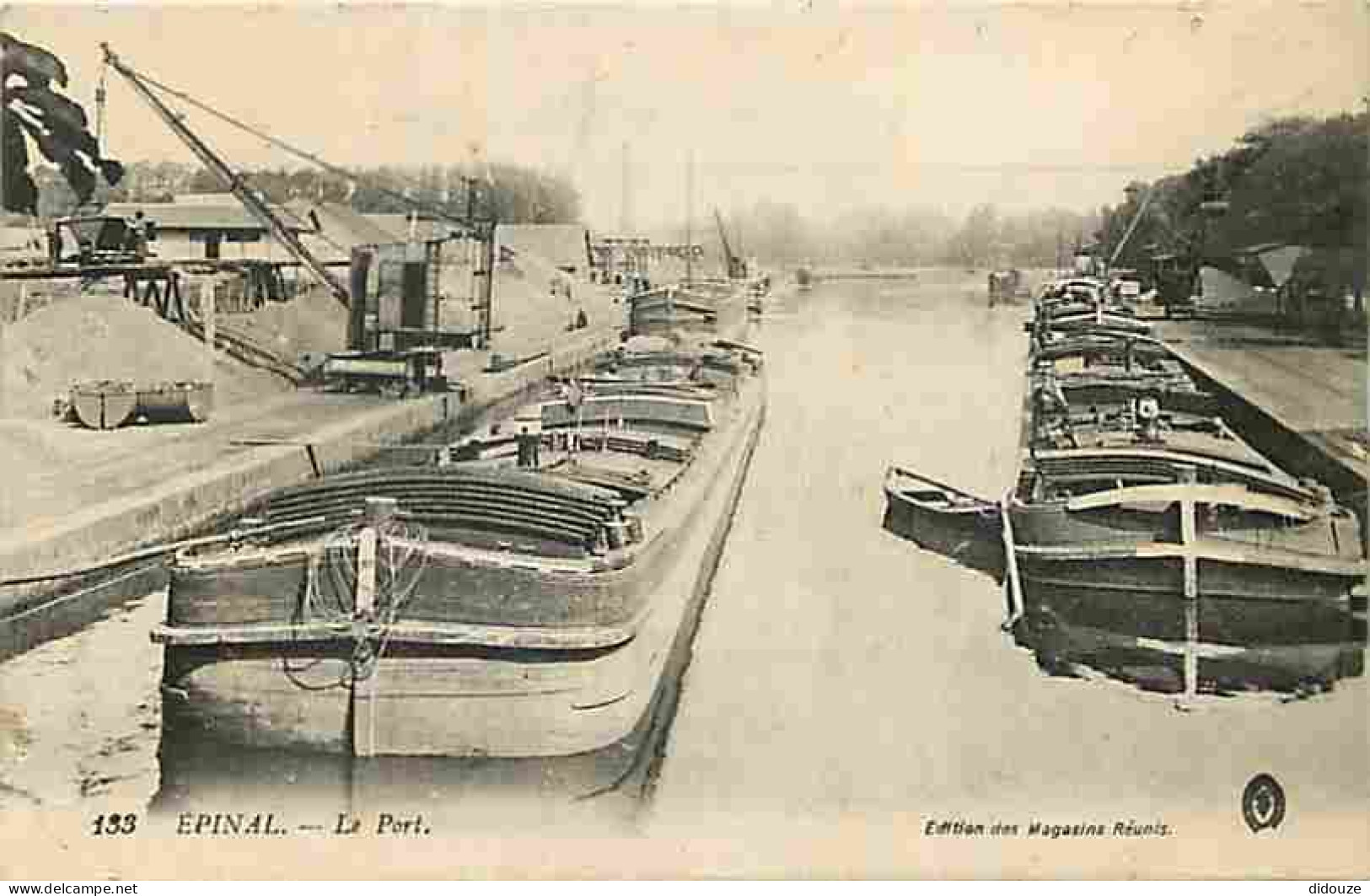 88 - Epinal - Le Port - Animée - Péniches - CPA - Voir Scans Recto-Verso - Epinal