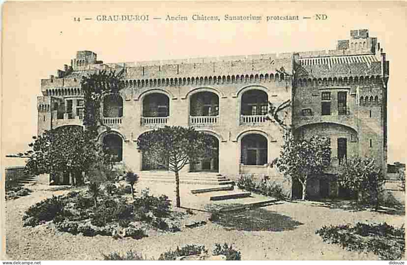 30 - Grau Du Roi - Ancien Château - Sanatorium Protestant - CPA - Voir Scans Recto-Verso - Le Grau-du-Roi