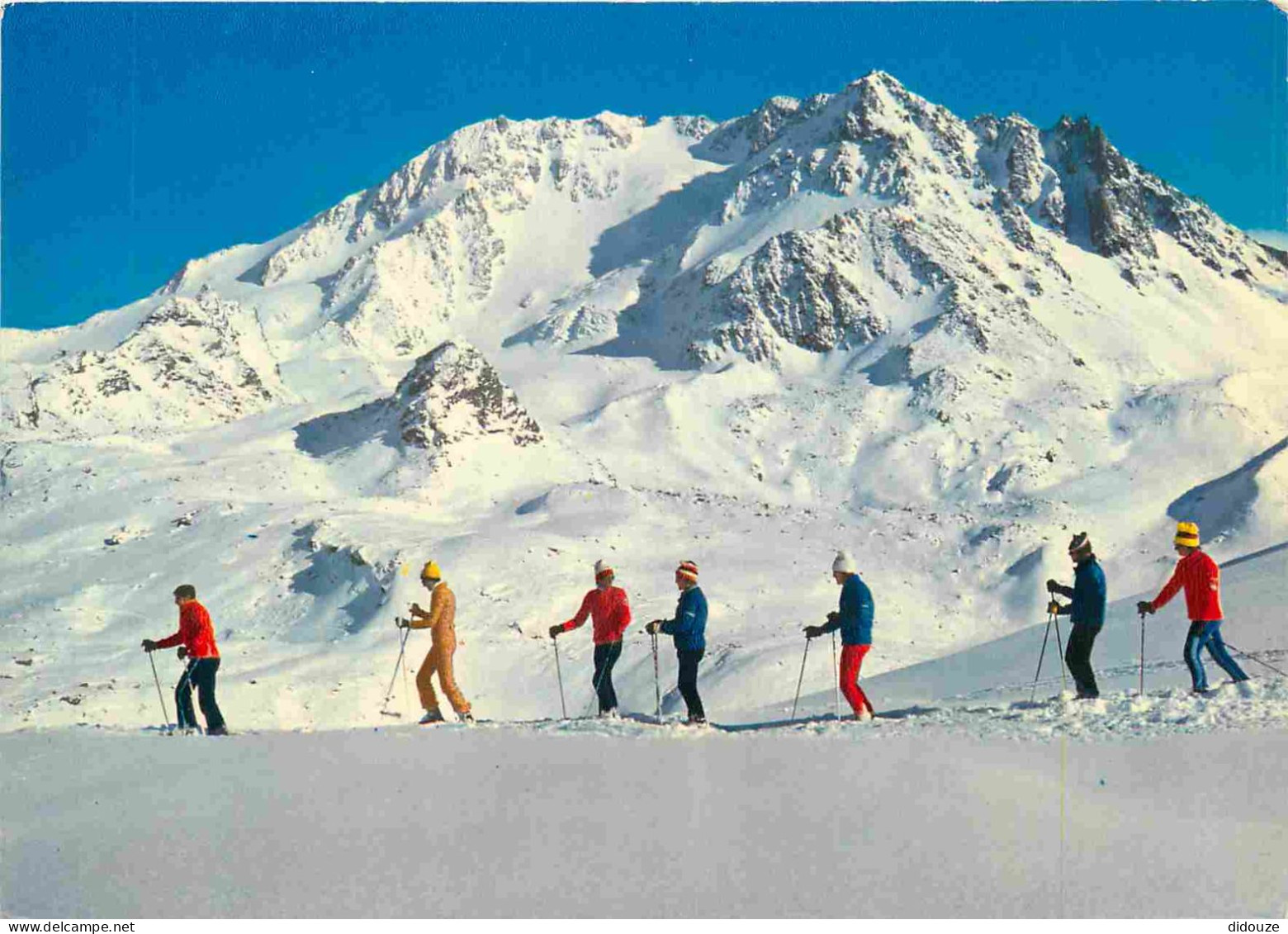 73 - Val Thorens - Vallée Des Belleville - Le Massif De Péclet-Polset - Skieurs - CPM - Voir Scans Recto-Verso - Val Thorens