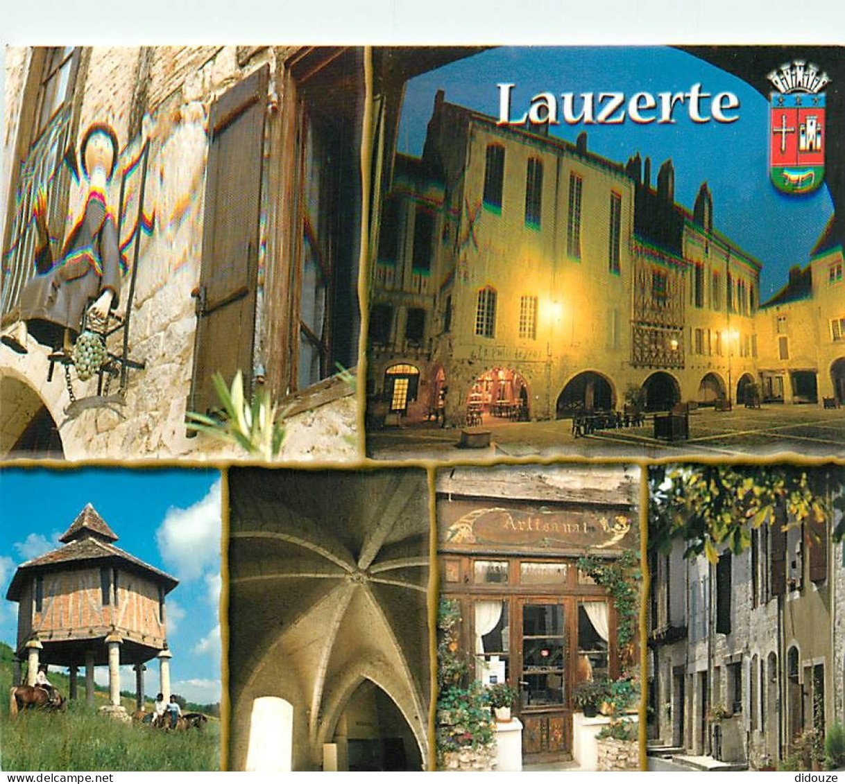 82 - Lauzerte - Multivues - Blasons - Carte Neuve - CPM - Voir Scans Recto-Verso - Lauzerte