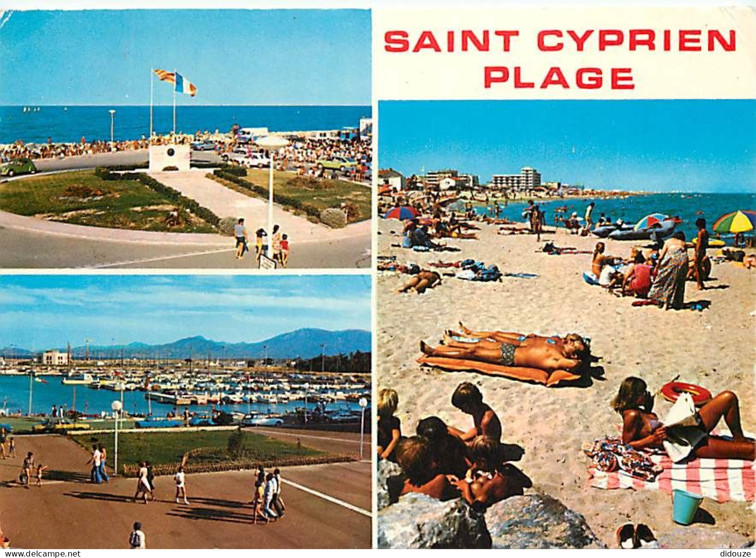 66 - Saint Cyprien - Multivues - Scènes De Plage - Femmes En Maillot De Bain - CPM - Voir Scans Recto-Verso - Saint Cyprien