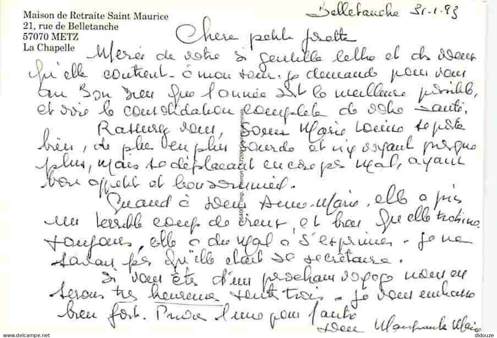 57 - Metz - Maison De Retraite Saint Maurice - La Chapelle - Art Religieux - CPM - Voir Scans Recto-Verso - Metz