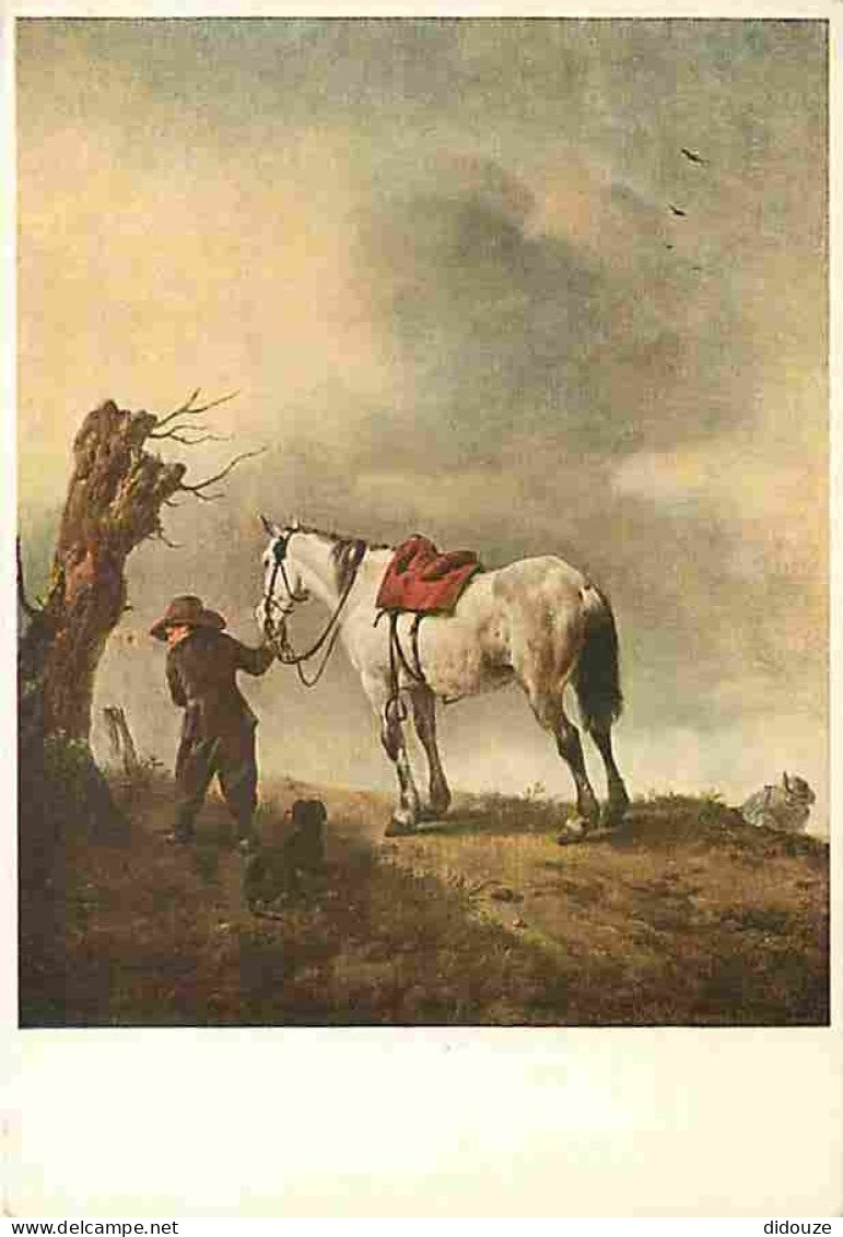 Art - Peinture - Philips Wouwermans - Le Cheval Blanc - Musée D'Amsterdam - CPM - Voir Scans Recto-Verso - Malerei & Gemälde