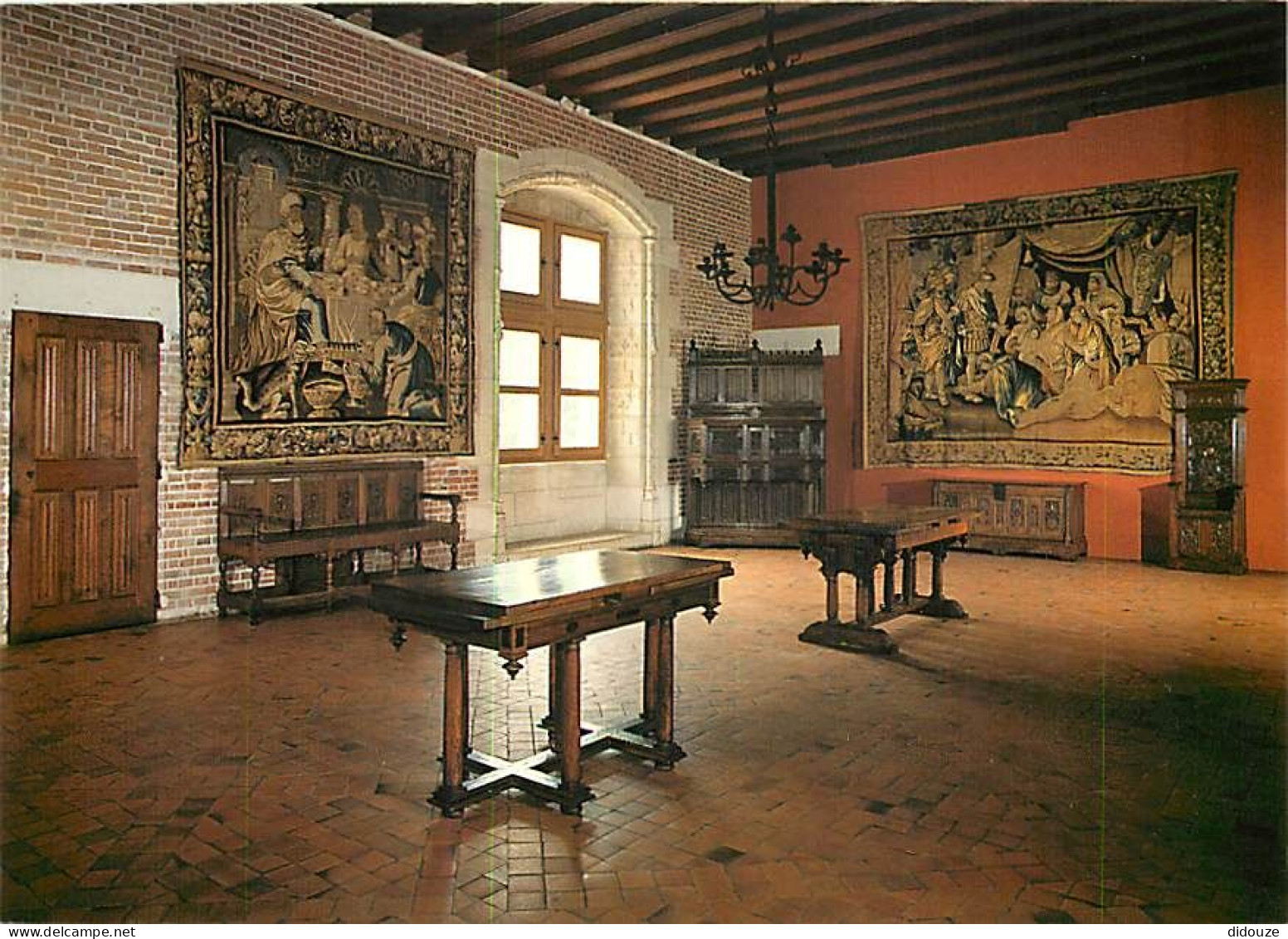 37 - Amboise - Intérieur Du Château - Tapisserie D'Aubusson, Meubles Gothique Et Renaissance - Carte Neuve - CPM - Voir  - Amboise