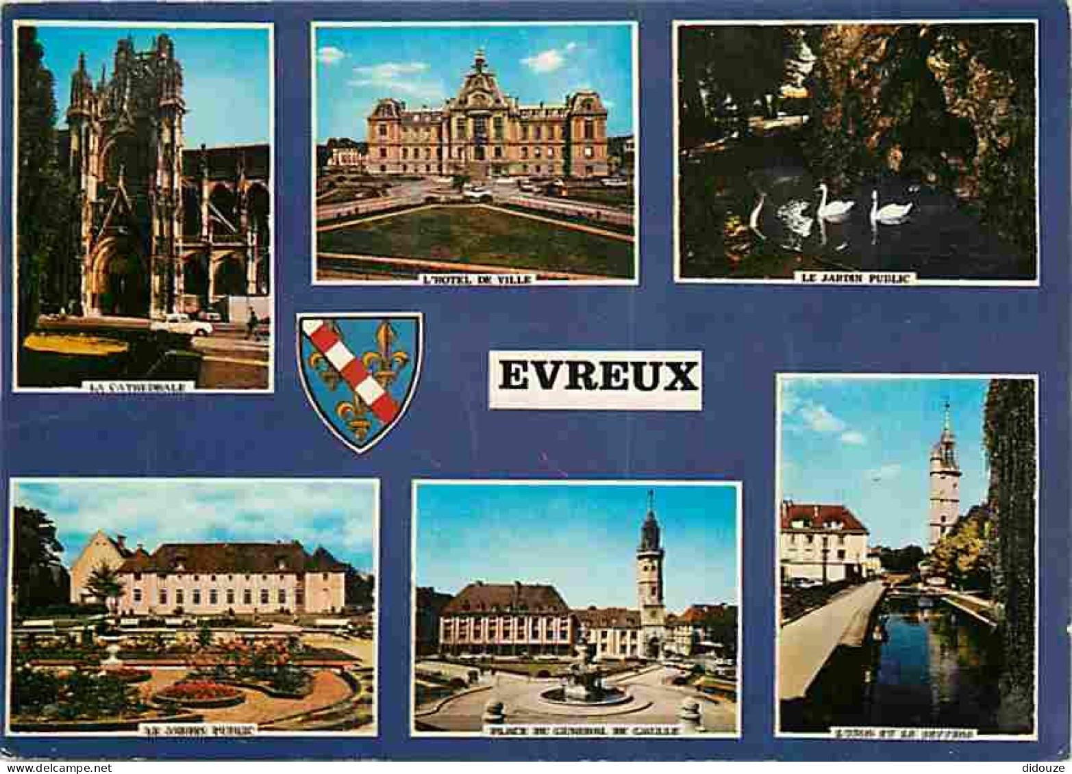 27 - Evreux - Multivues - Blasons - CPM - Voir Scans Recto-Verso - Evreux