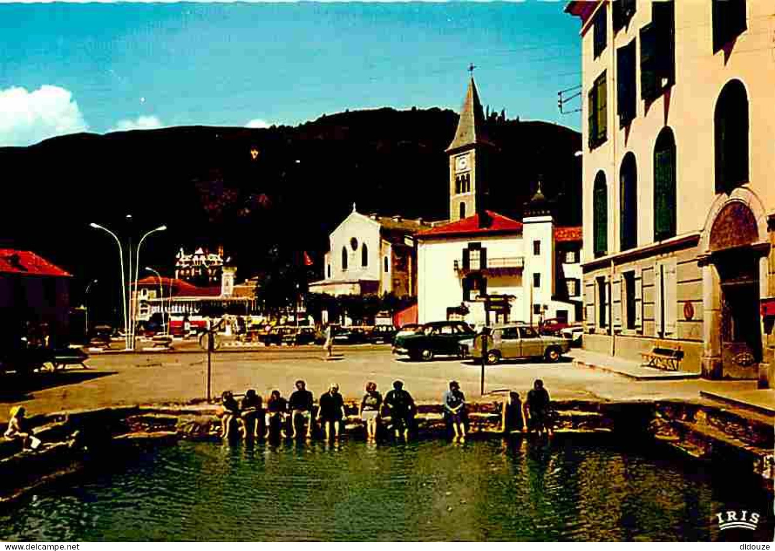 09 - Ax Les Thermes - Place Du Breilh - Bassin Des Ladres - Automobiles - CPM - Voir Scans Recto-Verso - Ax Les Thermes