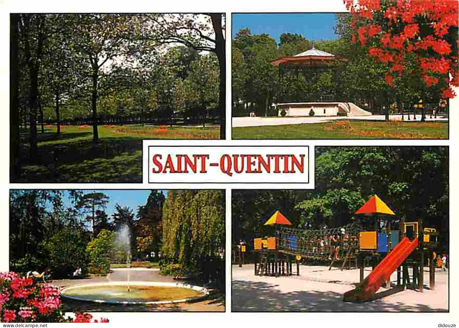 02 - Saint Quentin - Multivues - Parc De Jeux - CPM - Voir Scans Recto-Verso  - Saint Quentin