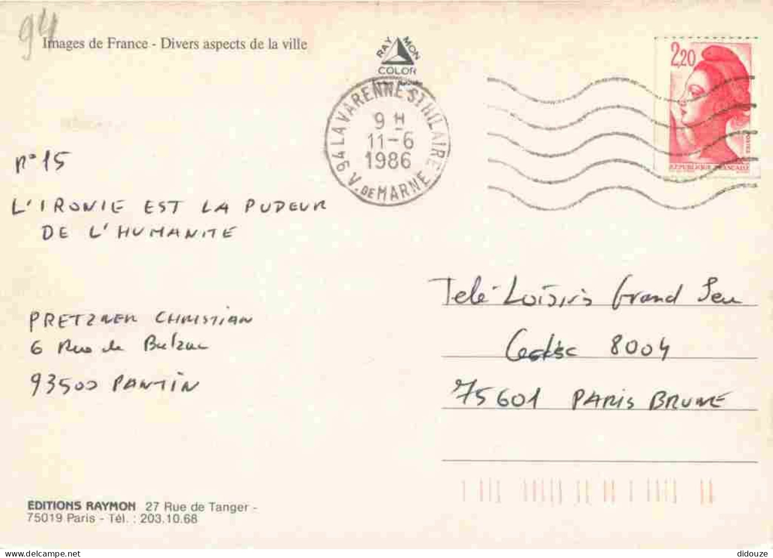 94 - La Varenne Saint Hilaire - Multivues - CPM - Voir Scans Recto-Verso - Other & Unclassified