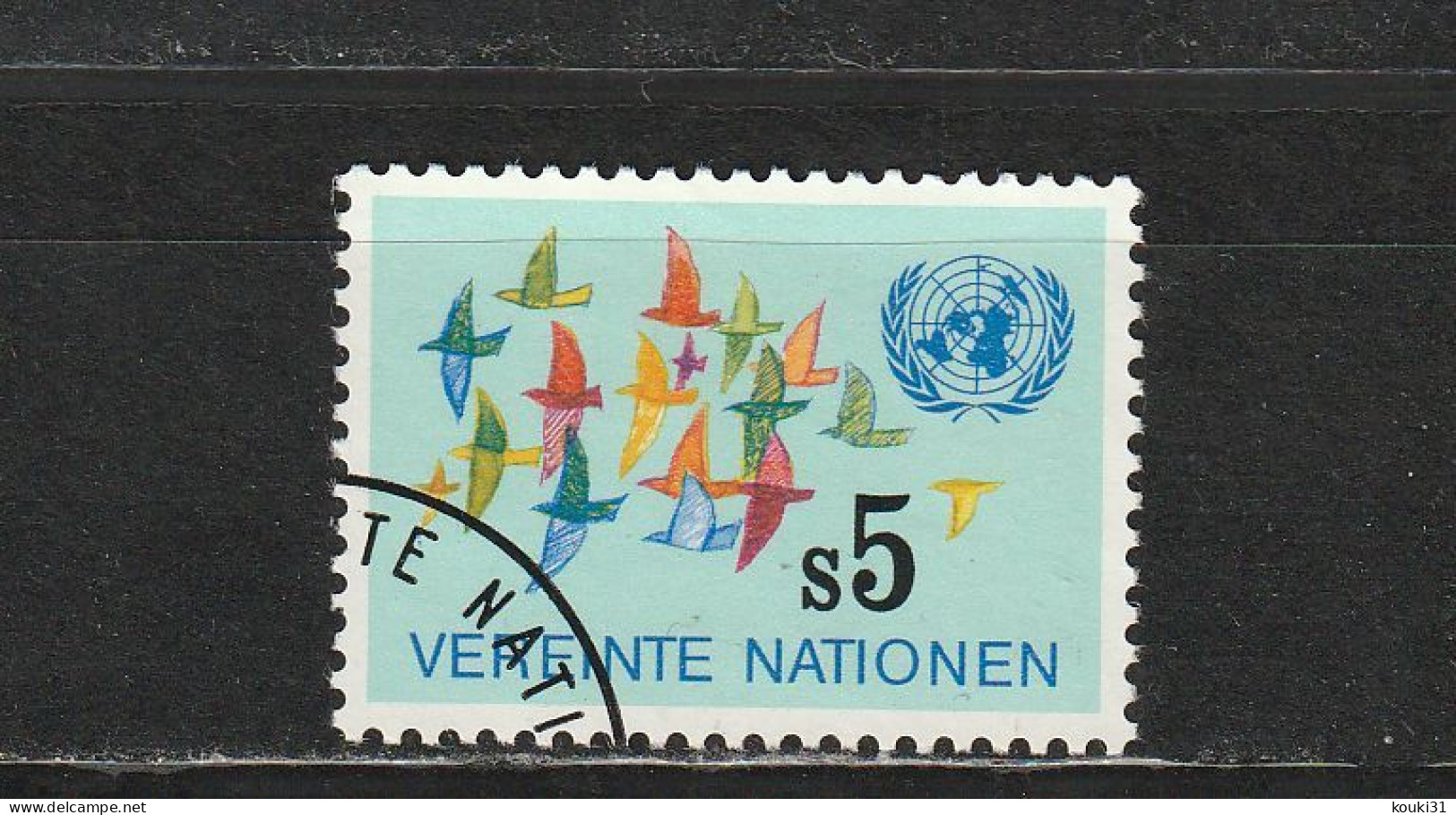 Nations Unies (Vienne) YT 5 Obl : Oiseaux - 1979 - Usati