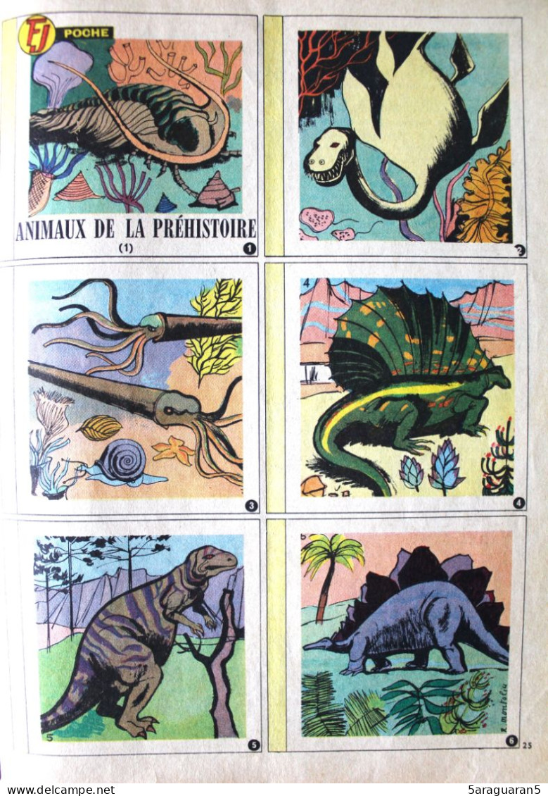 MAGAZINE FRANCS JEUX - 445 - Mars 1965 Avec Fiches Animaux De La Préhistoire - Andere Magazine