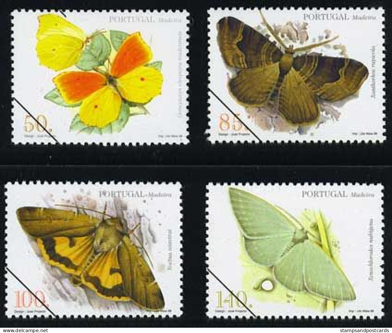 Portugal Madeira Madère SPECIMEN Papillons Butterflies 1998 ** - Papillons