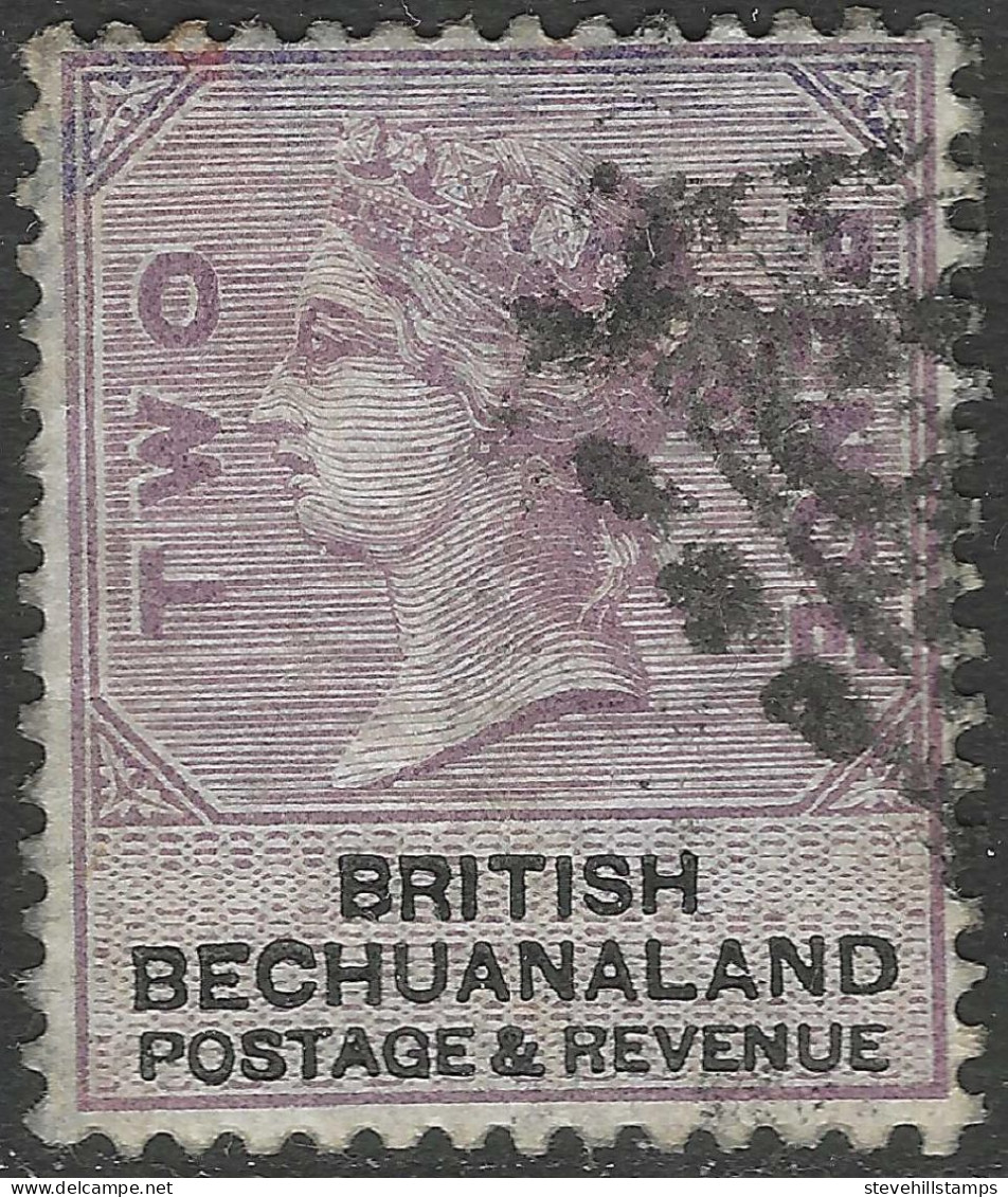 British Bechuanaland. 1888 QV. 2d Used SG 11. M5016 - 1885-1895 Colonia Británica
