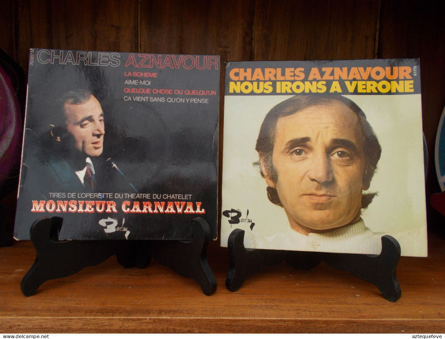 2 VINYL CHARLES AZNAVOUR 45T EP - Formati Speciali