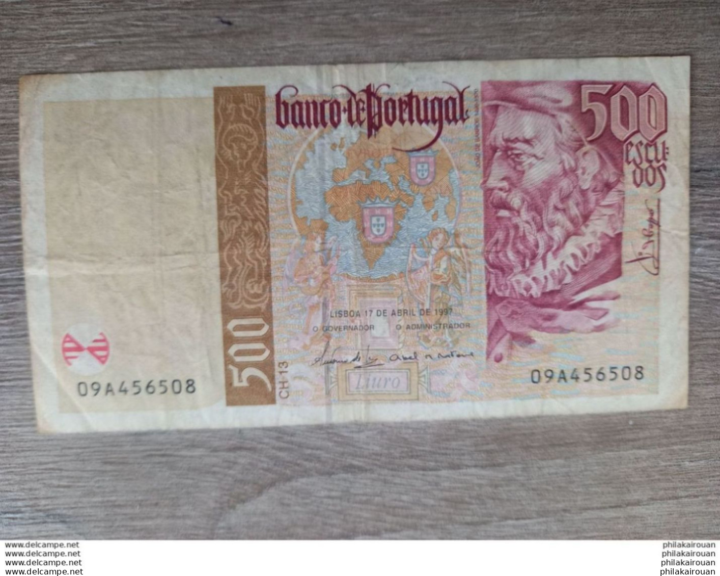 Billet, Portugal, 500 Escudos, 1997-04-17, KM:187a, TB - Guatemala