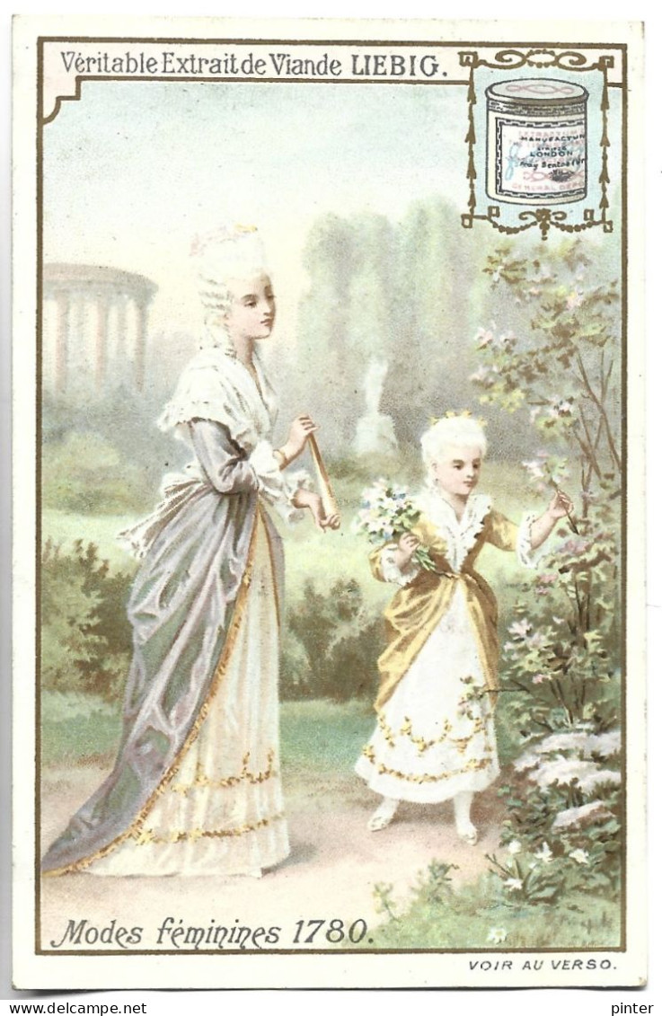 CHROMO - Véritable Extrait De Viande LIEBIG - Modes Féminines 1780 - Liebig