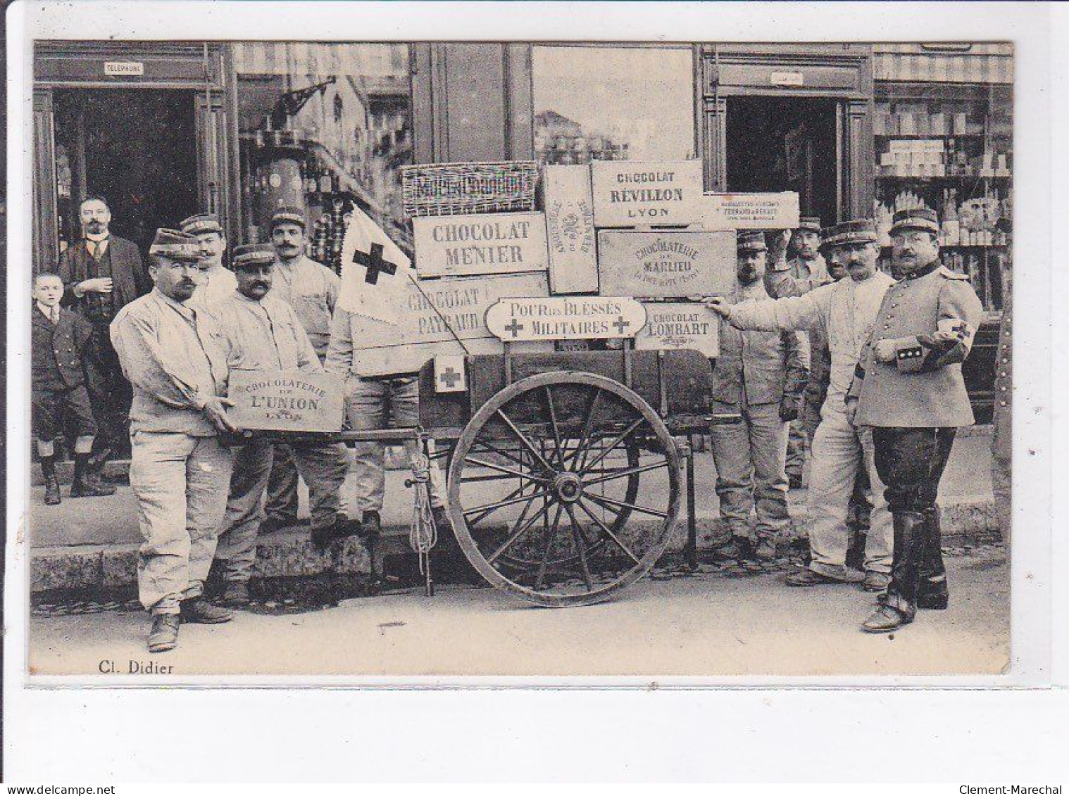 VIENNE: Chocolat Meunier, L'union Lyon, Révillon, Pour Les Blessés Militaires - Très Bon état - Vienne