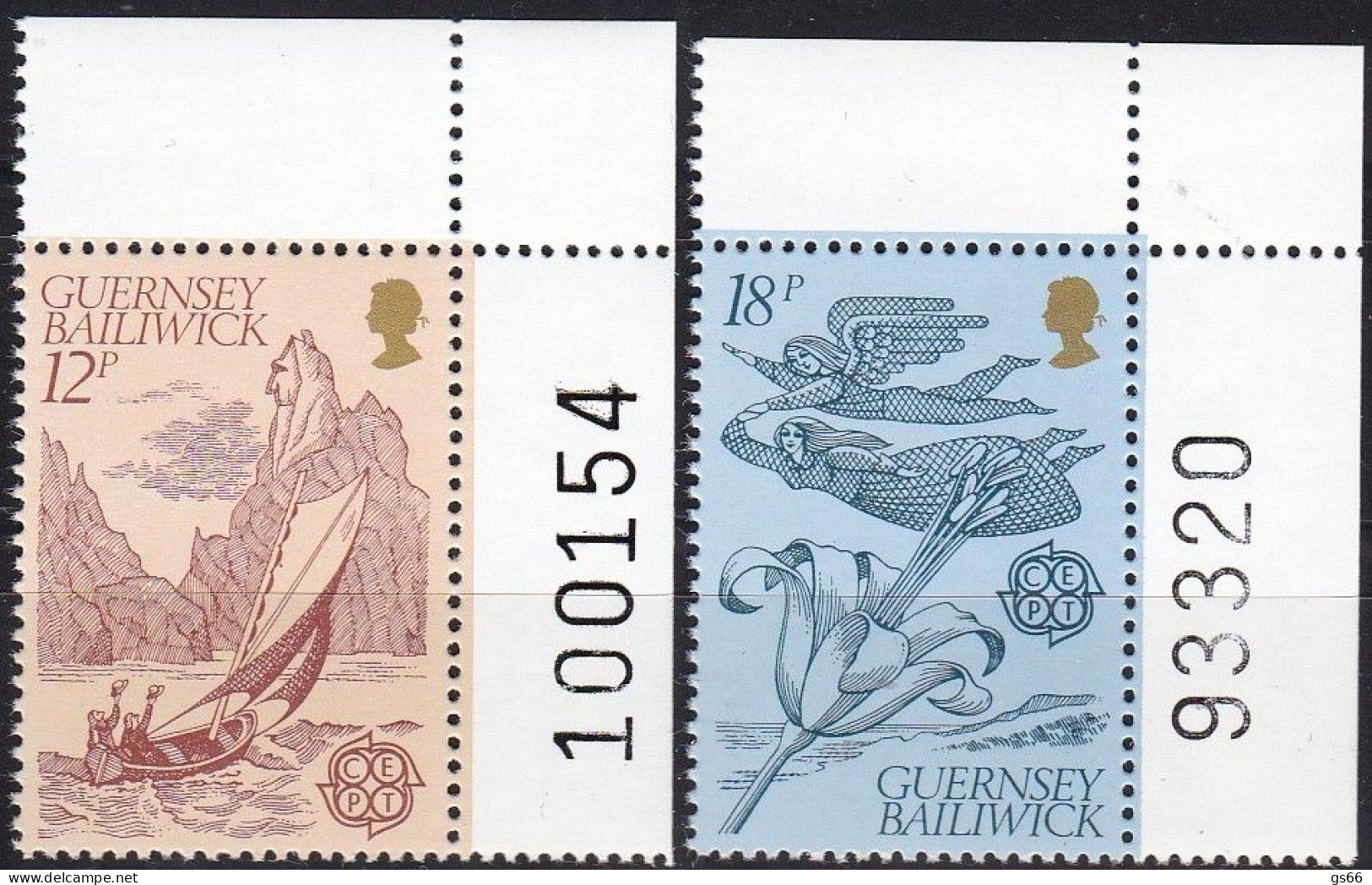 Guernsey, 1981, 223/24, MNG **, Europa: Folklore. - Guernesey