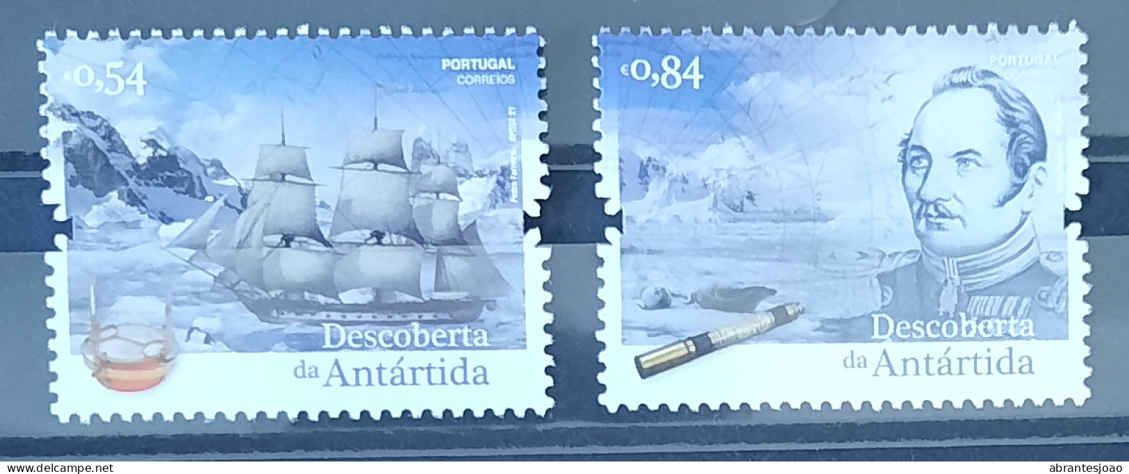 2021 - Portugal - MNH - Discovery Of Antarctica - 2 Stamps + Block Of 1 Stamp - Neufs