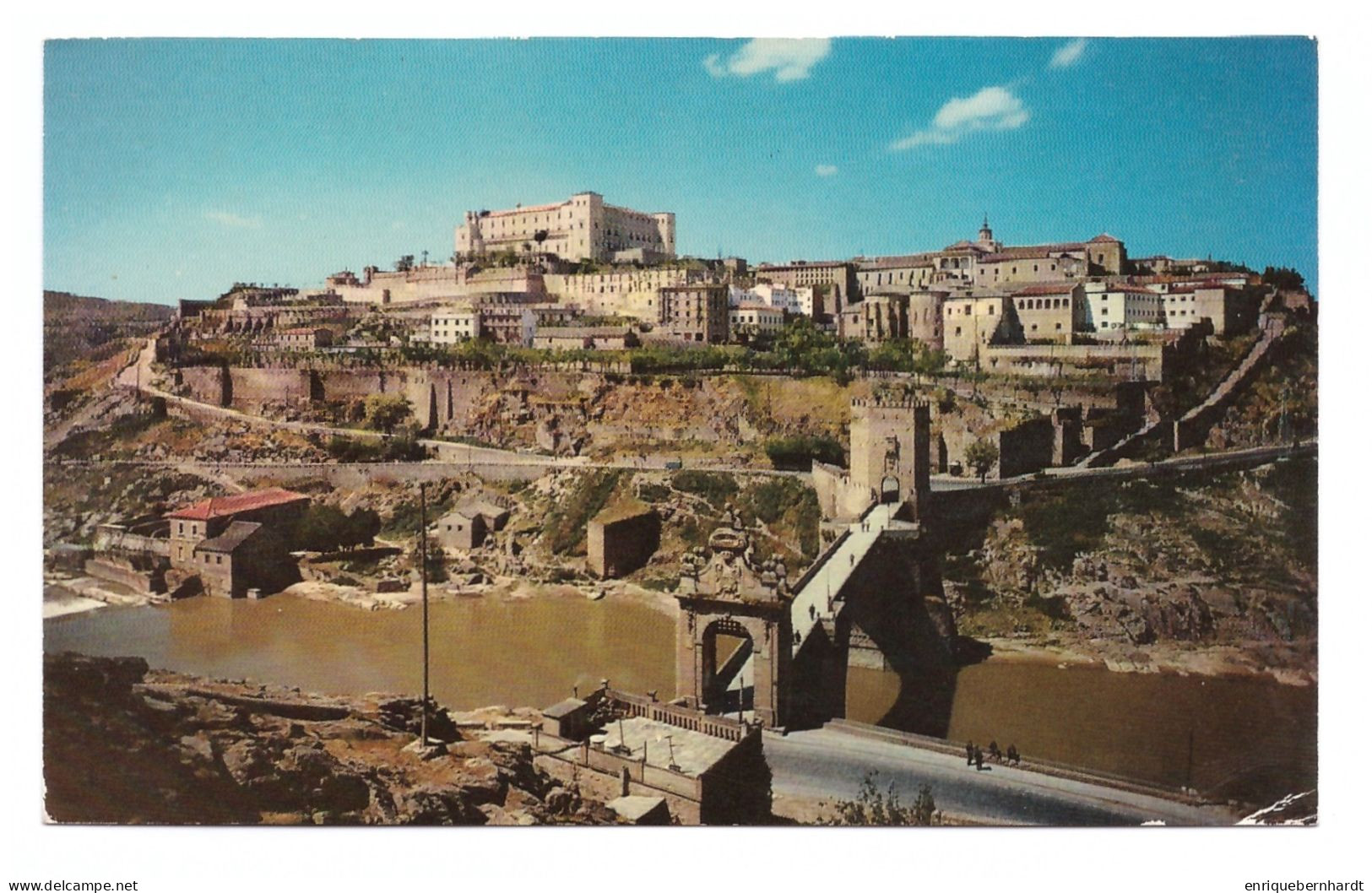 ESPAÑA // TOLEDO // VISTA GENERAL Y PUENTE DE ALCÁNTARA // 1960 - Toledo