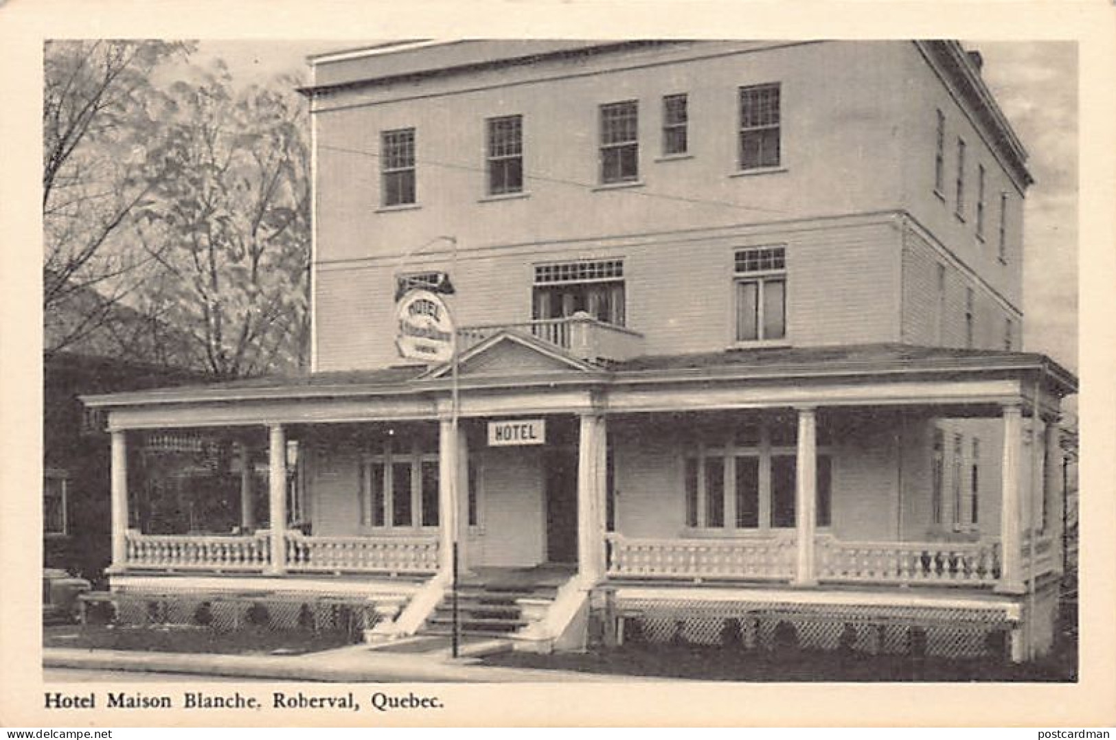 Canada - ROBERVAL (QC) Hôtel Maison Blanche - Ed.P.E. Co.  - Andere & Zonder Classificatie