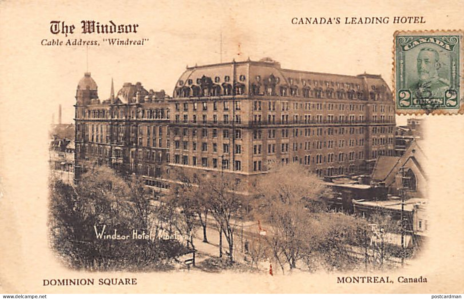 Canada - MONTREAL (QC) Hotel Windsor, Dominion Square - Publ. Rice Studio Ltd.  - Montreal